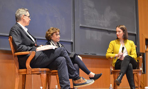 Journalist Ioffe ’05 Critiques Coverage of Russian Influence, Arguing Putin’s Power Is Overrated