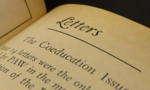 To the Editor: A Selection of Letters from the PAW Archives