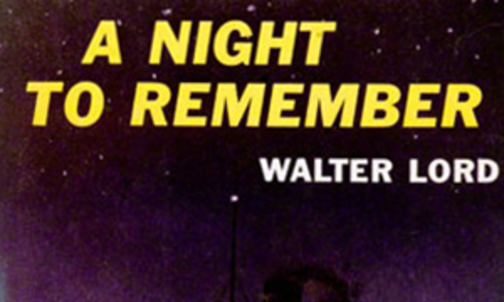 Walter Lord ’39 Enjoys Continued Success With his Titanic Book