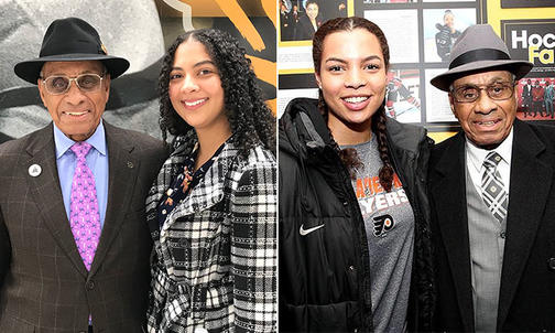 Melissa Parnagian ’17 and Kelsey Koelzer ’17 Work to Honor Hockey Trailblazer Willie O’Ree