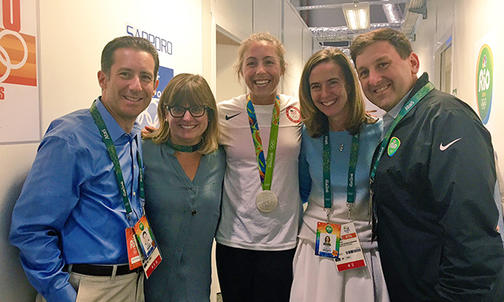 Alumni Reunite on NBC’s Winter Olympics Team