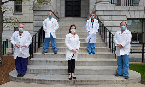 In Boston, Alumni Doctors Face COVID-19 Together 