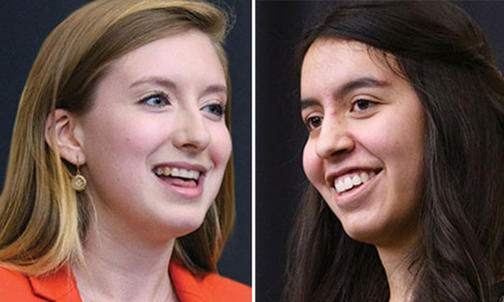 Highest Distinction: Q&A with Solveig Gold ’17 and Marisa Salazar ’17