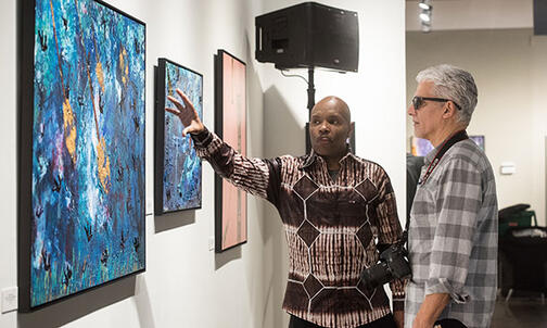 March 13, 2018: Artist Ponder ’81 Featured in New Haven Show; Kaminsky ’69 Cooks on an Icelandic Geyser; and More