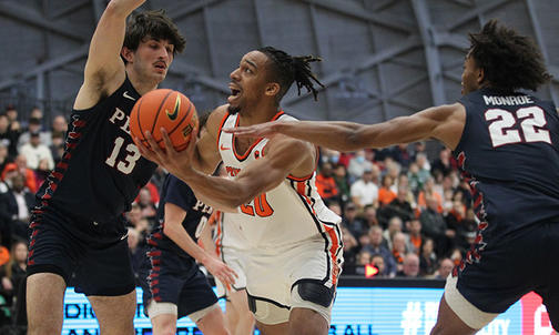 Evbuomwan Shines as Princeton Men’s Basketball Advances