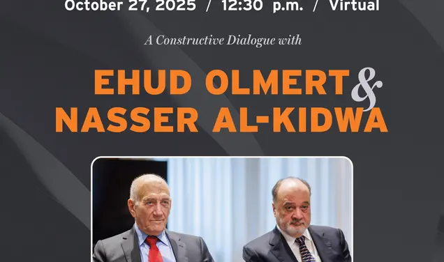 Former Israeli and Palestinian Leaders Promote Two-State Solution Former Israeli and Palestinian Leaders Promote Two-State Solution