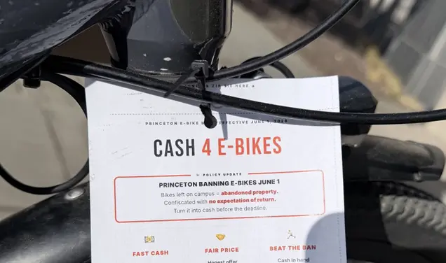 E-Bike Ban Completes Princeton’s Crackdown on Personal Electric Vehicles