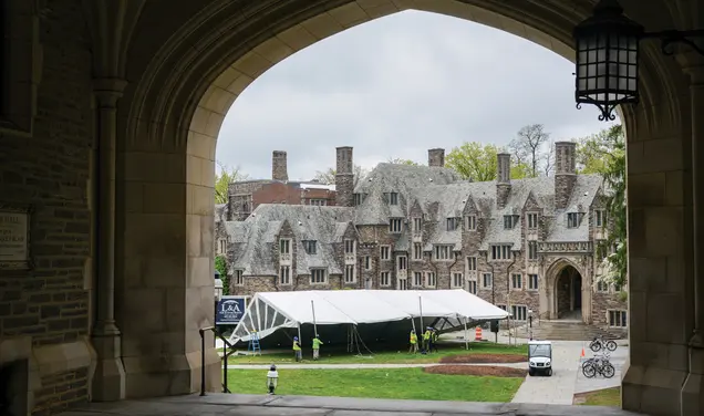 Behind the Scenes, Crews Transform Princeton From Reunions to Commencement