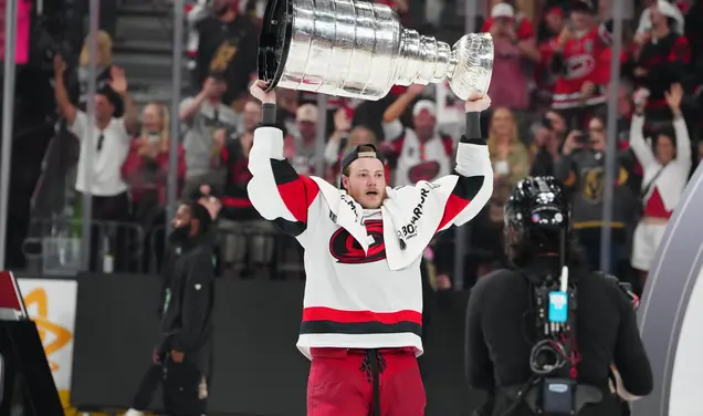 Eric Robinson ’18 Caps Hockey Journey With Stanley Cup Title
