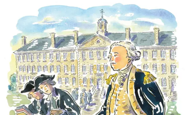 Washington at Commencement