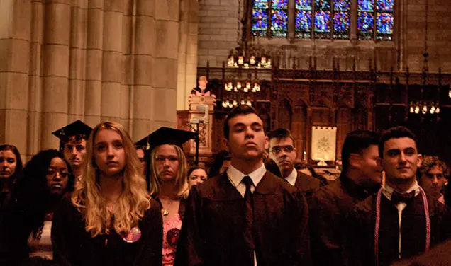 Students Protest During Baccalaureate Address