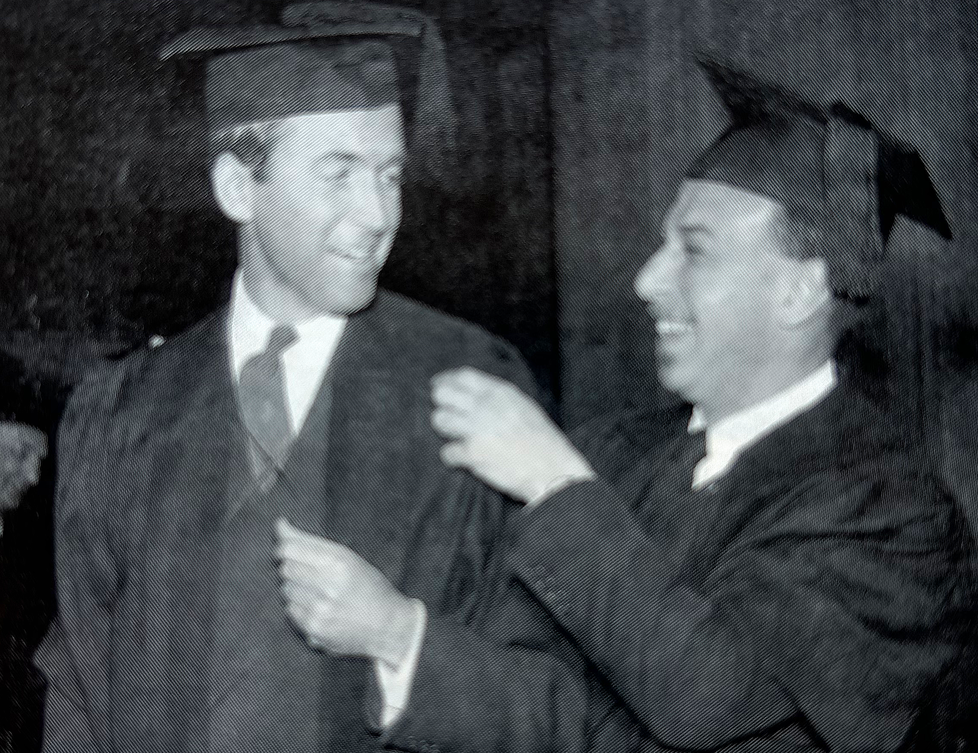 Stewart and the late José Ferrer ’33