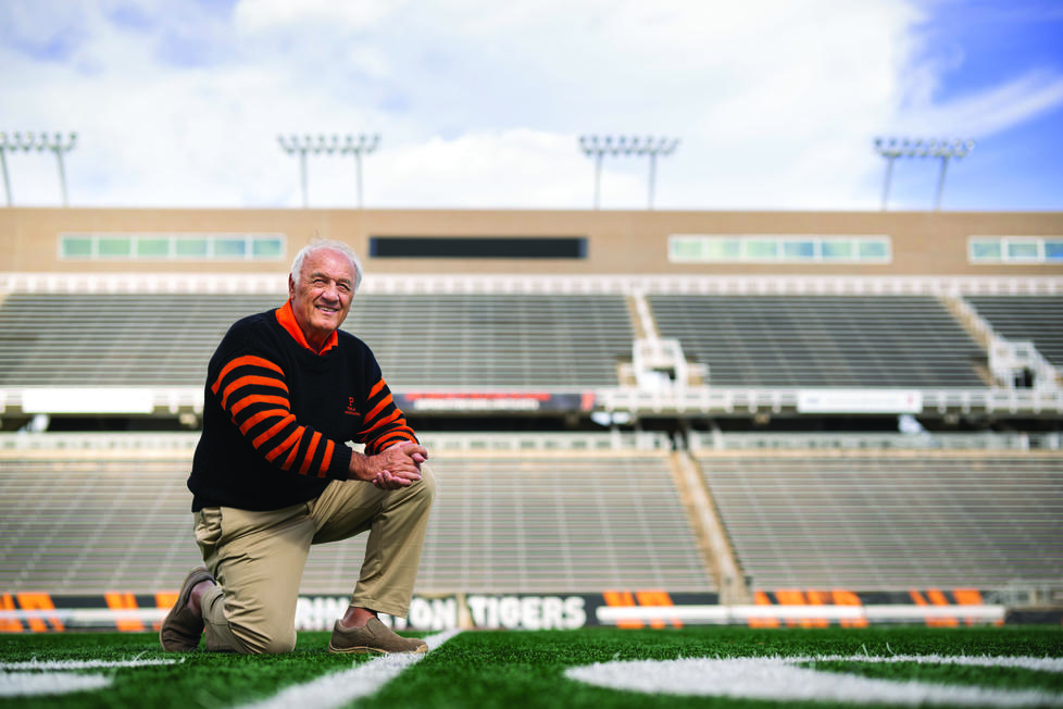 Cosmo Iacavazzi ’65 *68 is shown recently at Princeton Stadium.