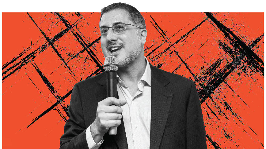 Graphic photo of Barton Gellman ’82