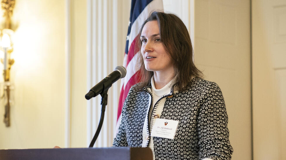 OTC_Prison Teaching Initiative 2.jpg Princeton donates laptops to two New Jersey correctional facilities. Jill Stockwell, director of Princeton’s Prison Teaching Initiative, said the computers will help incarcerated undergraduates build knowledge and digital literacy skils for the transition to college and the workforce.