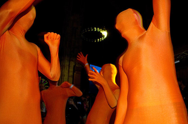 No Princeton party would be complete without a healthy dose of orange. (Photos by John O'Neill '13)