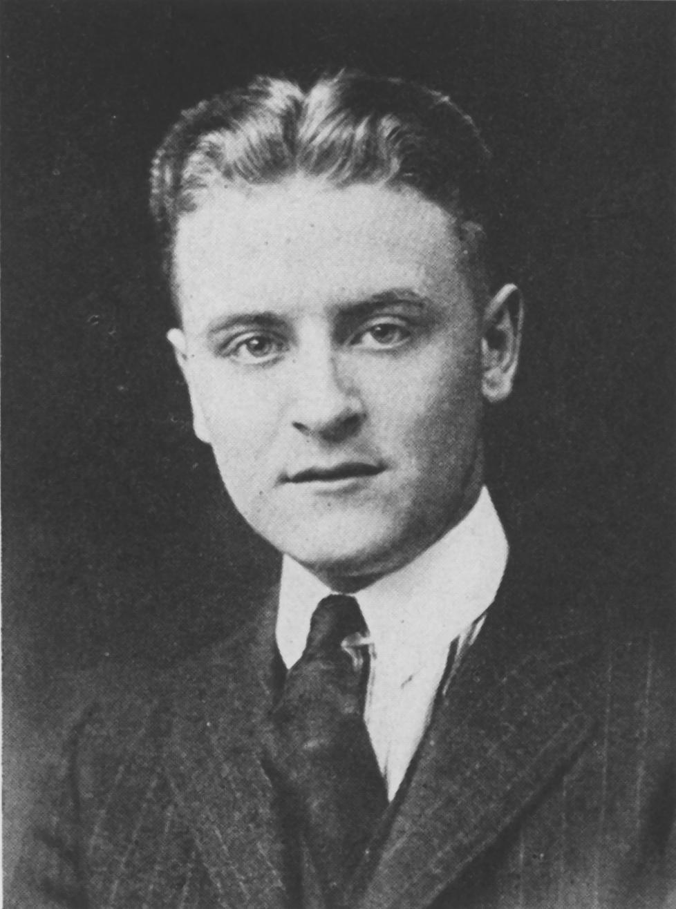 F. Scott Fitzgerald ’17 in 1920: “The gay young magician with words”