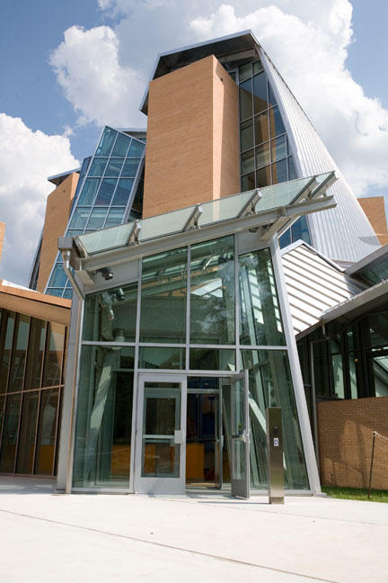 The main entrance.