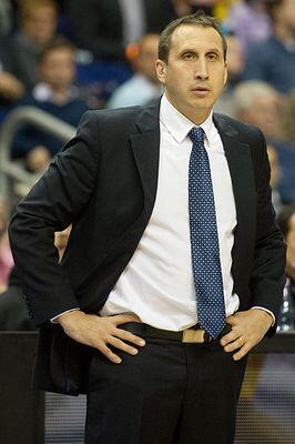 David Blatt â81 in 2012, when he was the head coach of Maccabi Tel Aviv. (© Sebastian Kahnert/DPA/ZUMAPRESS.com)