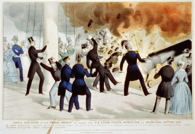 1844 - Explosion on the The USS Princeton: Those in peril