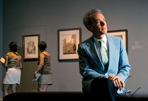 AS_Robison.jpg Andrew Robison ’62 *74 has stashed prints and drawings in boxes labeled “WW3.”