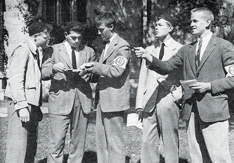 Orientation leaders from 1938