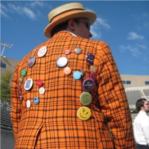 Forward, Into the Past: Boaters and buttons, perfect together.