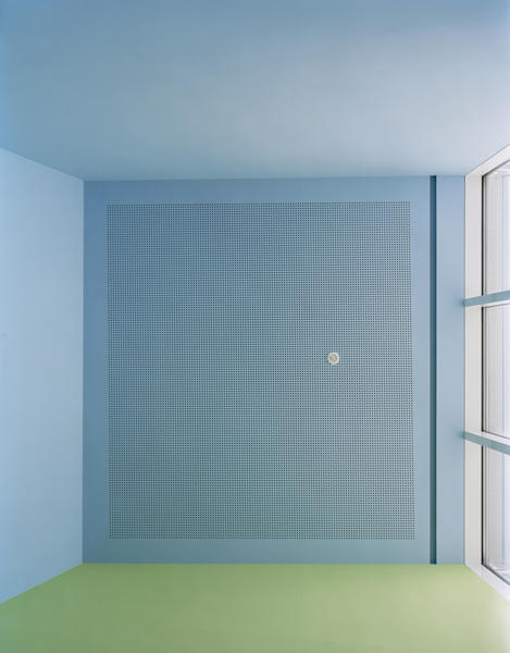 Julian Faulhaber, German, born 1975: Ceiling, 2006. Lambda print mounted on DiBol, 152.4 x 119.4 cm. Princeton University Art Museum, promised gift of Philip F. Maritz, Class of 1983. © Julian Faulhaber /VG Bildkunst Bonn / image courtesy the artist.