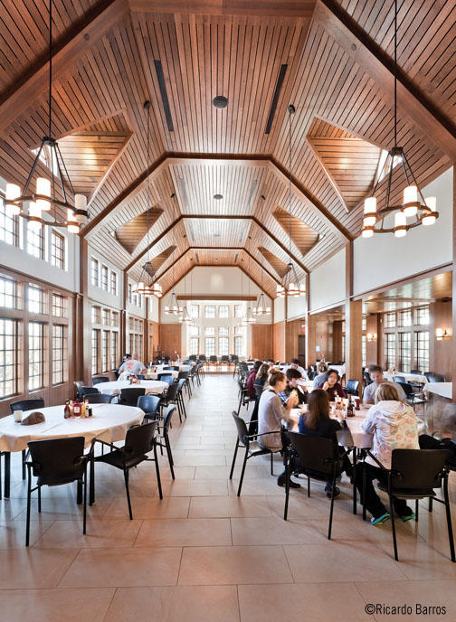 The new dining room at Cap and Gown.