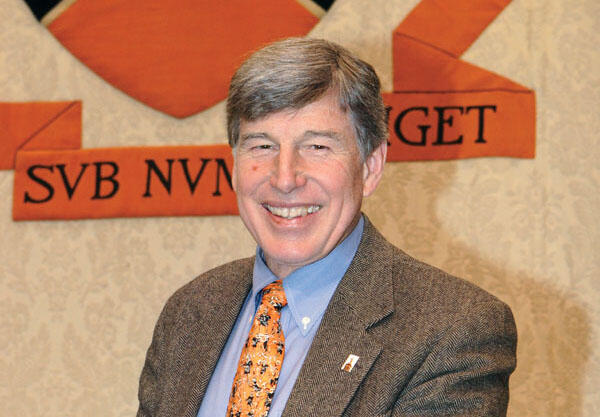 LIVE.NB_Keller.jpg Dennis Keller '63 at Alumni Day 2008