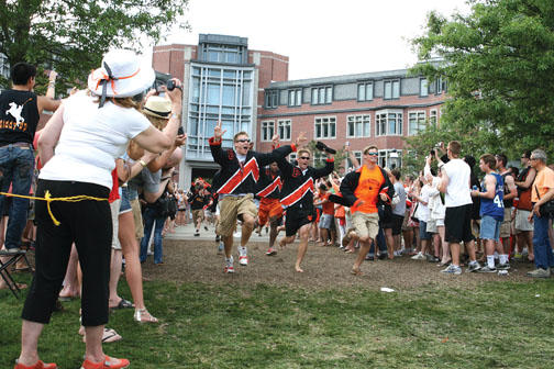 SENIOR SPRINT: Princeton’s newest alumni.