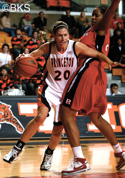 LIVE.SP_Cower.jpg Meagan Cowher ’08 has climbed to fourth on Princeton's career scoring list.