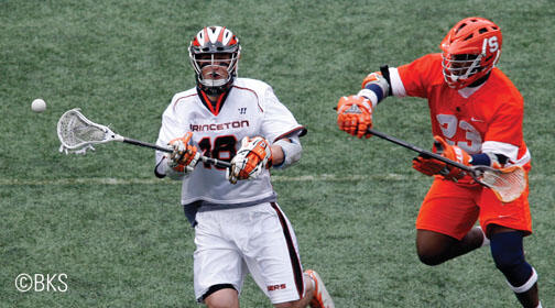 Rich Sgalardi ’09 had two goals and two assists against Syracuse.