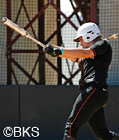 Kelsey Quist ’10 hit 14 home runs this year, tying classmate Jamie Lettire ’10 for the Ivy League lead.