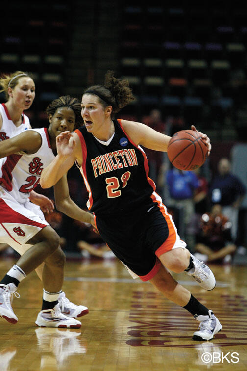 Addie Micir ’11 in action vs. St. John’s.