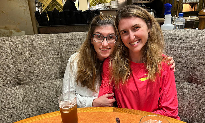 Offstein and her sister, Molly.