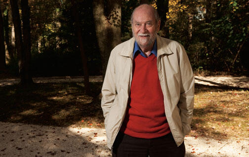 “We have a wonderful thing going here,” said poet Edmund Keeley ’48, who directed the creative writing program for 15 years.