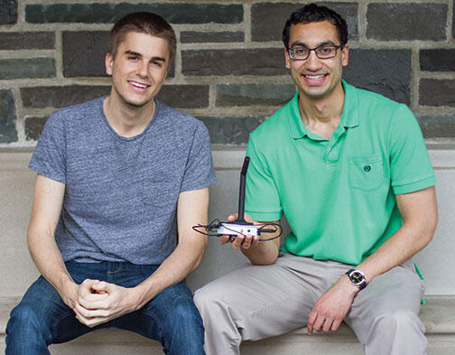 OTC-DispatchJasperProjectNew.jpg Charlie Marsh ’15, left, and Shubhro Saha ’15 developed Jasper, a customizable open-source platform for voice computing.