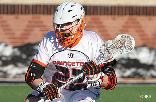 OTC-SPmlax572.jpg Midfielder Tom Schreiber ’14 leads the No. 19-ranked men’s lacrosse team in goals and assists.