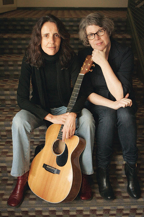 Suzzy Roche, left, and Meg Wolitzer explored adapting works for the stage.