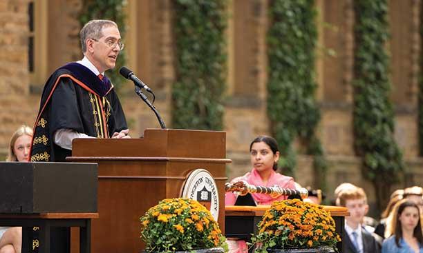 President Eisgruber ’83 addresses the Class of 2026