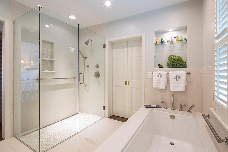 Bathroom designed by Taylor Plosser Davis ’93