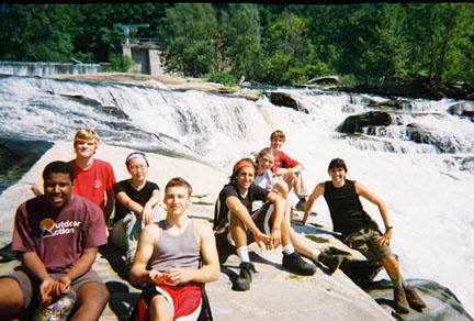 Along the Housatonic River in Connecticut.