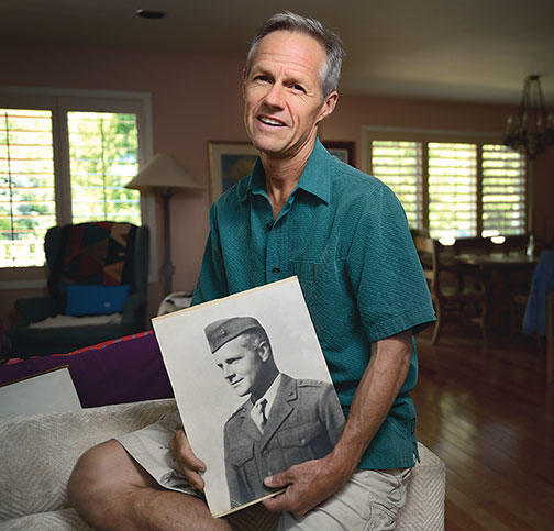 The search for the grandfather he never knew “has been my little Moby Dick,” says Evans.