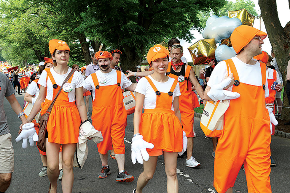 The Class of 2009 said “here we go” at Reunions 2019 with a Nintendo theme.