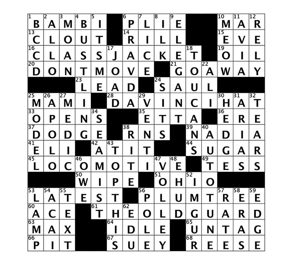 Reunions Crossword Puzzle: Don t Rain on My P rade Princeton Alumni Reunions Crossword Puzzle: Don t Rain on My P rade Princeton Alumni