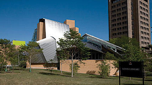 LEWIS LIBRARY: 2008, Frank Gehry and Craig Webb ’74 for Gehry Partners. 86,600