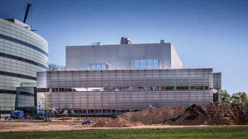 NEUROSCIENCE INSTITUTE/PERETSMAN-SCULLY HALL (Neuroscience, ­psychology complex): December 2013–January 2014, José Rafael Moneo Arquitecto with Davis Brody Bond. 248,000