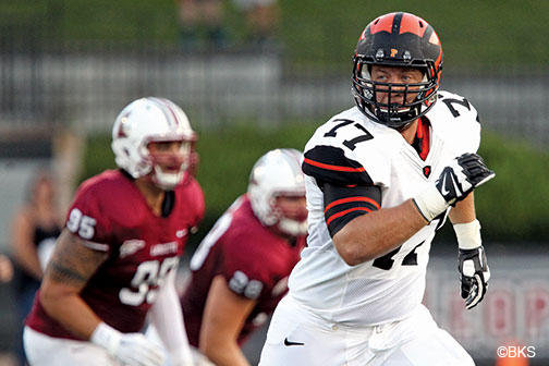 Mason Darrow ’17 is the only openly gay player in Division I football.