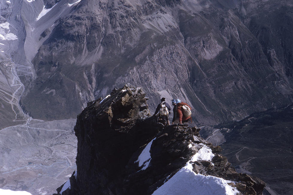 The breathtaking descent of the Matterhorn.